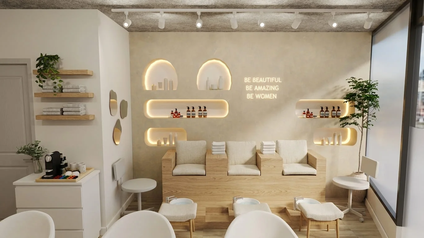 Arquitectura comercial para showroom desarrollada por Gardenia Estudio