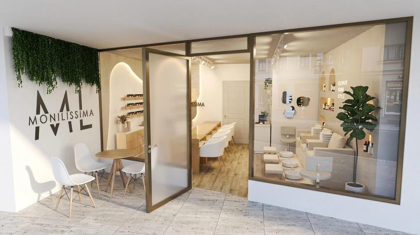 Mobiliario y exhibición para un proyecto comercial